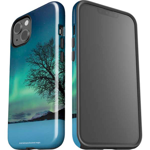 StockTrek Aurora Borealis over a lake in Norway iPhone 15 Impact Case